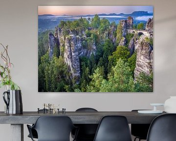 Felsenburg Neurathen, Basteibrücke und Lilienstein