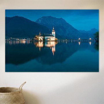 Orth Castle at dusk by Martin Wasilewski