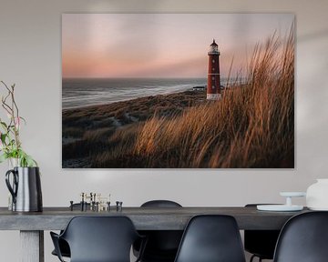 Leuchtturm bei Sonnenuntergang von Friso Creates