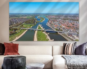 Bridge over the river IJssel near Deventer by Eye on You