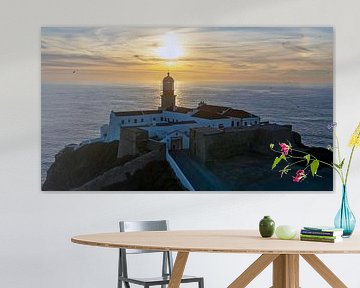 Evening light at Cabo Vicente in Portugal by Eye on You