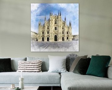 Milan's cathedral rises in marble splendour, a breathtaking symbol of Italian Gothic architecture. by Danny de Klerk