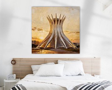Cathedral of Brasilia, Brasilia von Johannas Art Creations
