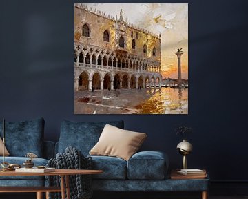 Doge's Palace, Venice, Italy by Johannas Art Creations