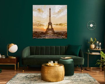Eiffel Tower, Paris, France by Johannas Art Creations