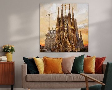 La Sagrada Familia, Barcelona, Spain by Johannas Art Creations