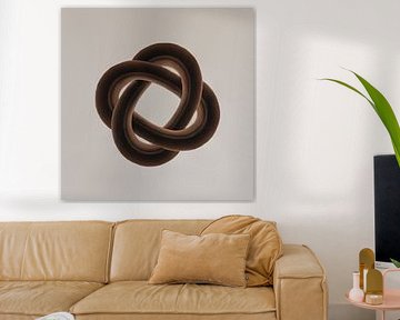 Bold coffee abstract retro art 3