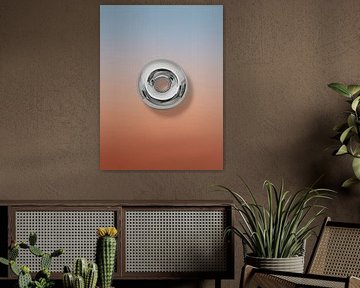 home musea chrome abstract art 6 hemel wolken