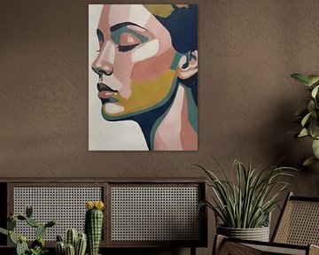 ART of woman 02 abstract portrait