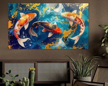 Japanese koi (carp) - from the series 