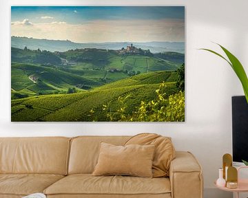 Infinite Vineyards and the Medieval Castiglione Falletto Castle by Stefano Orazzini