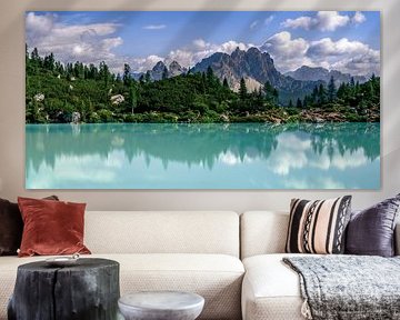 Lake Sorapis in the Dolomites by Achim Thomae Photography