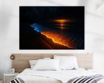 Tidal waves on the quiet coast by Art & Soul Creations