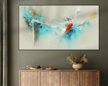 Flying Save | Water polo goalkeeper in dive by Karina Brouwer