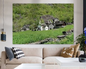 Sabbione im Val Bavona,Tessin von Peter Eckert