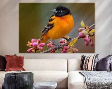 Baltimoretrupiaal (Icterus galbula)