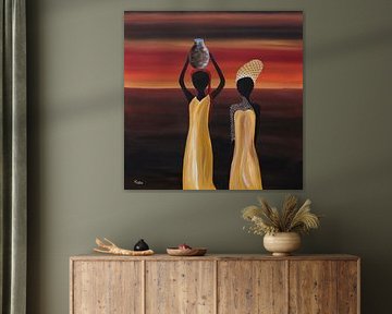 Afrikanischer Sonnenuntergang Malaika