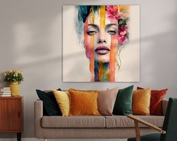 Woman of colour by Marijke Trienekens