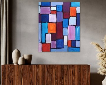 Abstract in Kleurvlakken