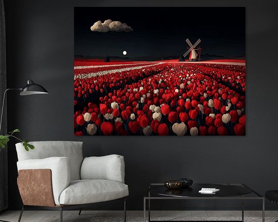 Example of the artwork in a room