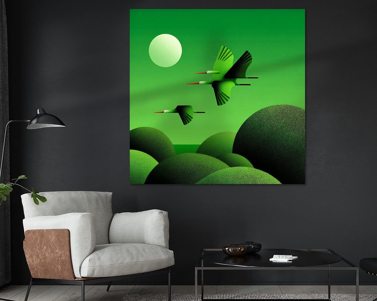 Example of the artwork in a room