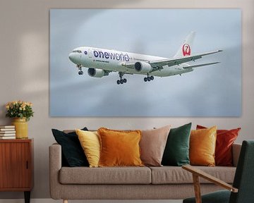 Japan Airlines Boeing 767-300 mit One World-Lackierung. von Jaap van den Berg