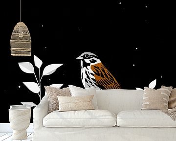 Night Watcher | Singvogel in der sternenklaren Nacht
