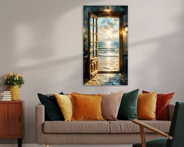 View of the sea by Kristin M