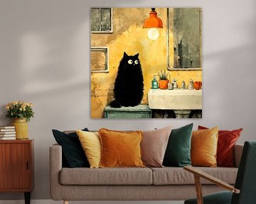 The secret life of cats - Bathroom | Have I done this yet? by Erika Kaisersot