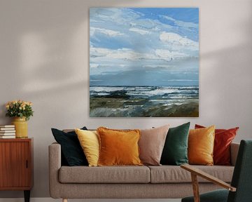 Impression Dune &amp ; Sea 87 sur Rob Donders Beeldende kunst