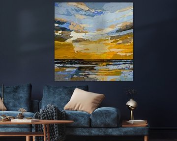 Impression Dune & Sea 84 by Rob Donders Beeldende kunst