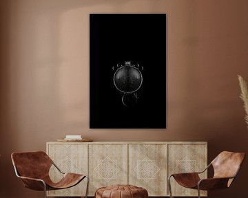 minimalist composition of clear water bubbles by Abstract on the move