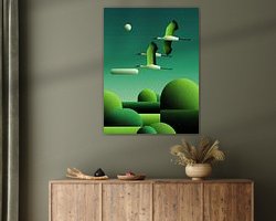 Example of the artwork in a room