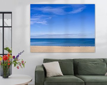 View of the Baltic Sea, secluded beach on the Baltic Sea by Ralf Gosch