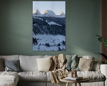 Churfirsten in winter, Switzerland by Jan Schuler