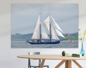 Traditional sailing ship on the Bay of Eckernförde