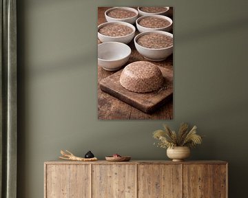 Kopfkäse. Stilleben aus der Wurstküche.