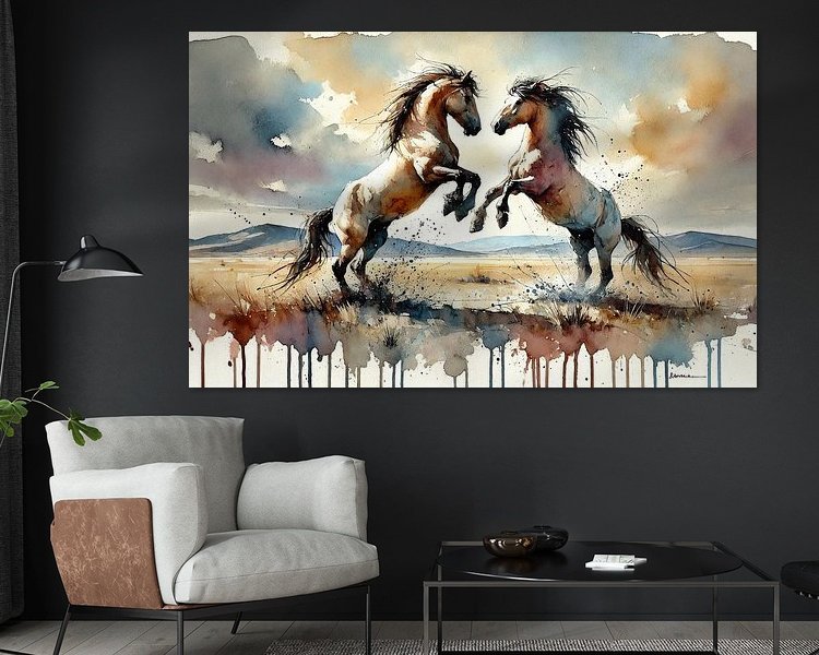 Example of the artwork in a room