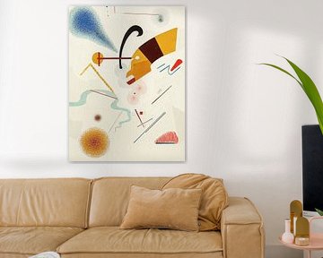 Miró trifft auf Kandinsky_02 von Artclaud