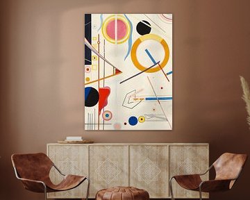 Miró trifft auf Kandinsky_07 von Artclaud
