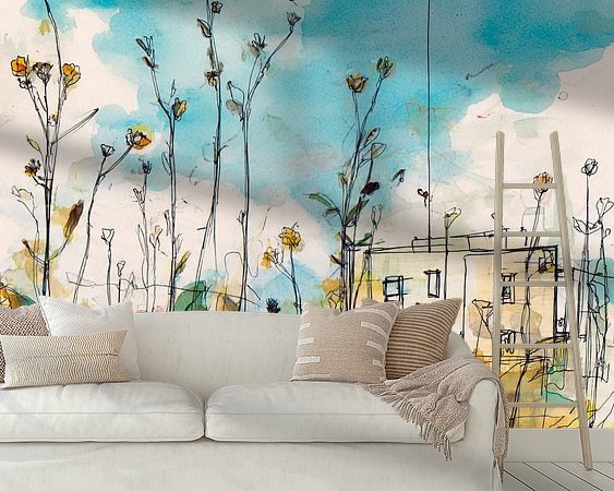 Example of the artwork in a room