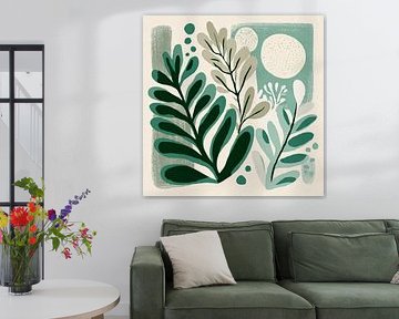 Abstract Botanical Leaves