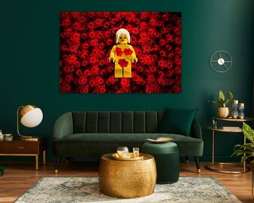 Lego American beauty movie poster by Victor van Dijk