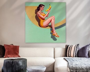 Banana Daydream dans le style rétro