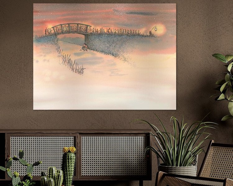 Example of the artwork in a room