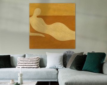 Reclining woman horizon