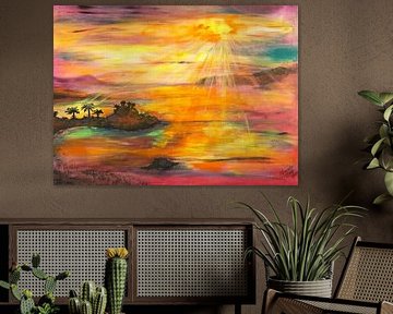 Ada im Sonnenuntergang