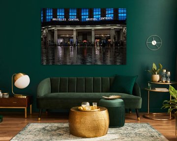 Blaues Licht an der Kreuzung von Werner Lerooy