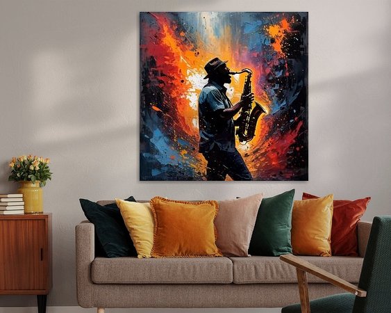 Example of the artwork in a room