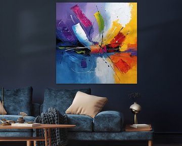 Abstract colourful shapes